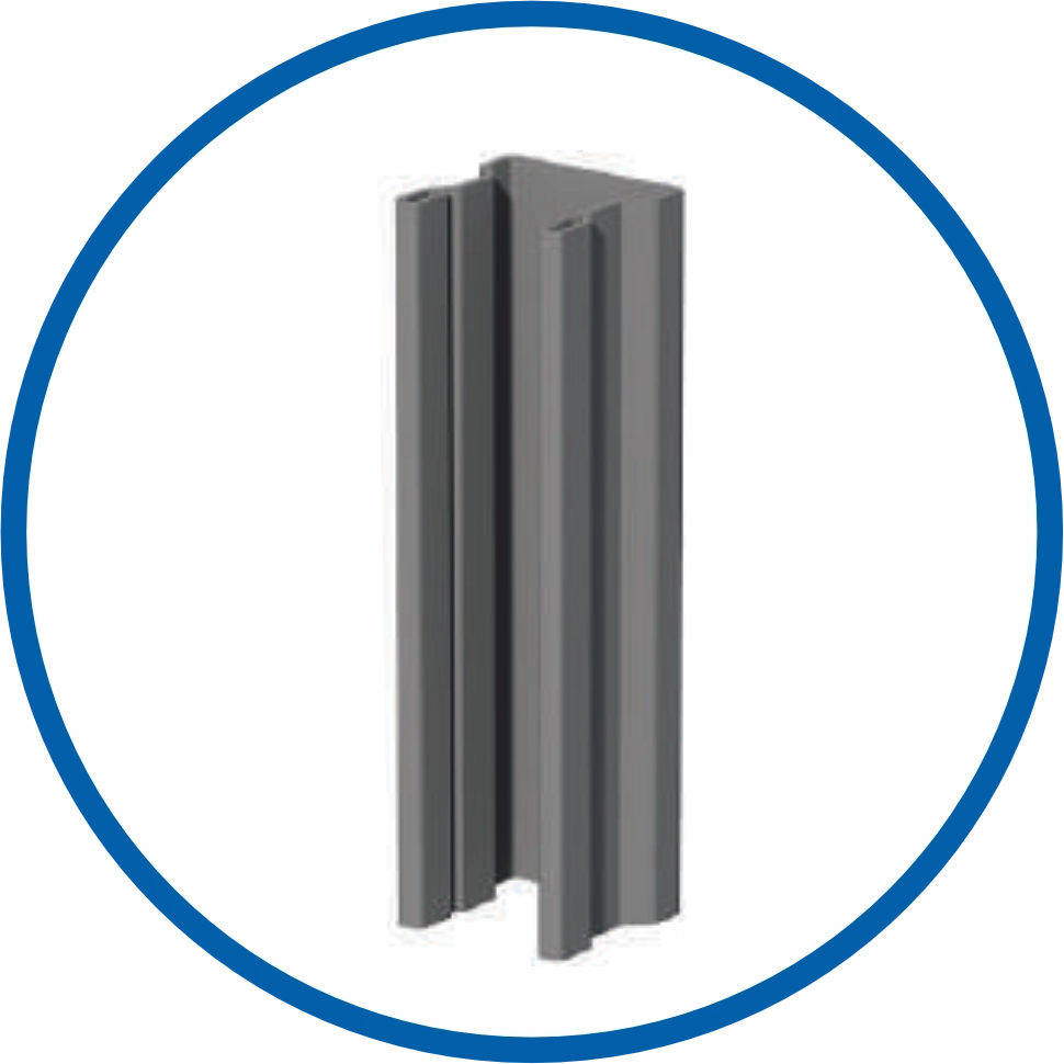 Профиль декоративный Т35 (50Х40 мм)